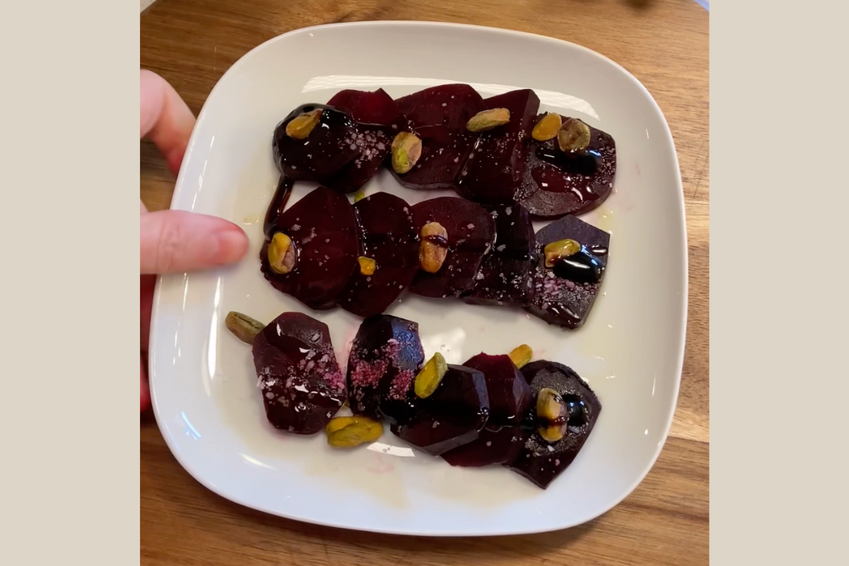 Beet and Pistachio Salad