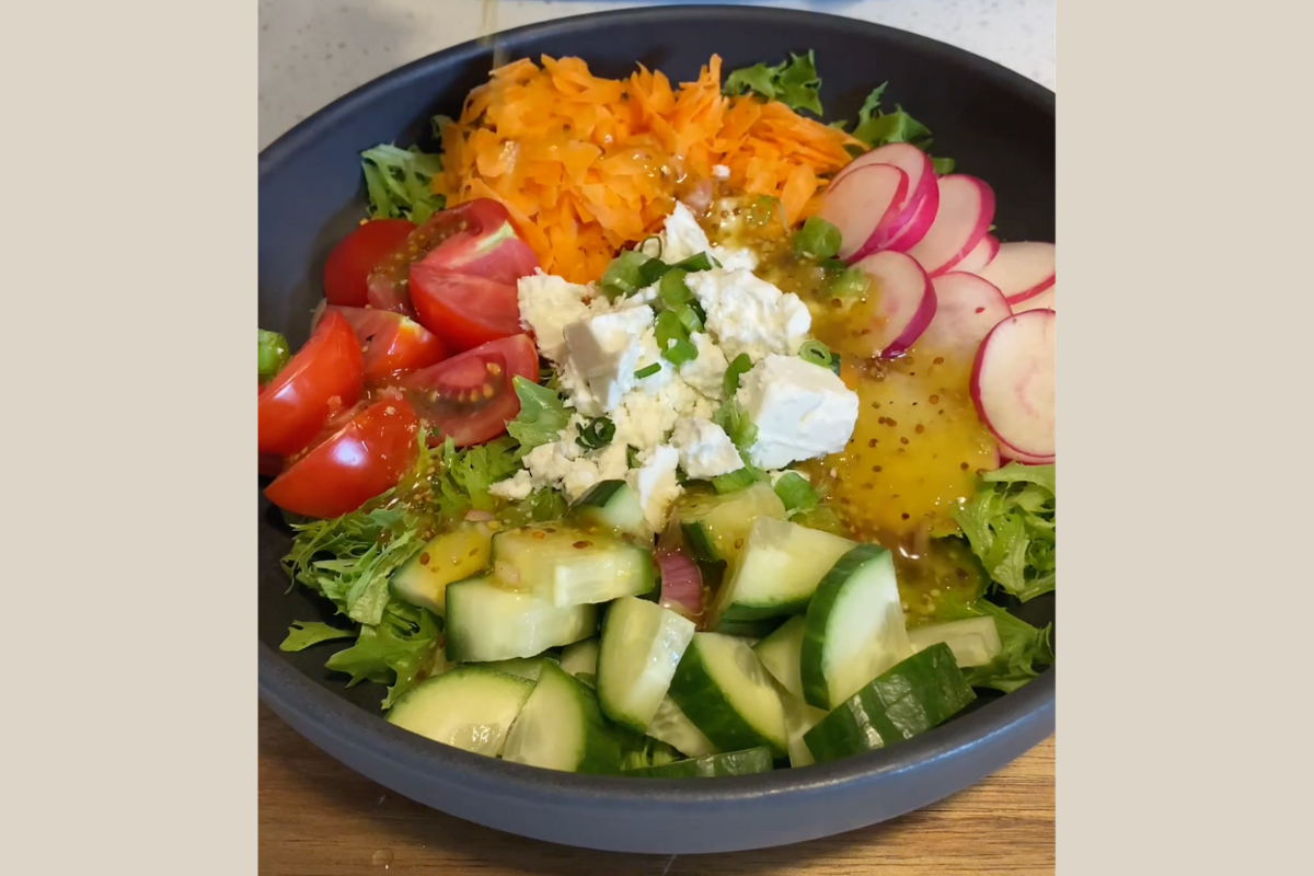 Classic Green Salad with Mustard-Sherry Vinaigrette